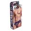 Chiloti Barbati Envy Menswear Unicorn si Donuts Bleumarin - detaliu imprimeu gogosi colorate