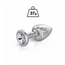 Angel Plug Anal Argent Bijou Clear XS - Hidden Eden - 37 grame
