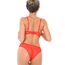 Chilot Tanga cu Dantela si Bretele Daring Intimates, Rosu, M/L, vedere suplimentara 7