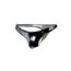 Tanga Barbateasca CUT4MEN Provocative Skai, Negru, vedere fata