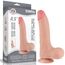 Dildo realist Lovetoy Sliding Skin 8.5 inch natural langa cutia originala de vanzare