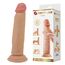 Dildo realist Pretty Love Keon natural, vedere principala pe baza ventuza