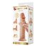 Dildo realist Pretty Love Quentin natural langa cutia originala, seria Sliding Skin