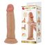Dildo realist Pretty Love Quentin natural, vedere principala pe baza ventuza