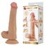 Dildo realist Pretty Love Tallen natural, vedere principala pe baza ventuza