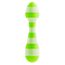 Vibrator wand Dreamtoys Glitz Green Girl verde, forma flexibila compacta
