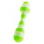 Vibrator wand Dreamtoys Glitz Green Girl verde, buton unic de control