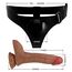 Masuratori oficiale harness Pretty Love Oher: talie 580-860mm, inel 90mm, dildo 200mm lungime totala, 155mm inserabil, 43mm diametru