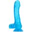 Dildo Eros transparent blue jelly