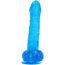 Dildo Eros transparent blue lux accesibil