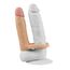 Manson prelungiror Penis The Ultra Soft Dublu, cu Glont Vibrator, 10 Viteze
