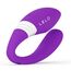 LELO Mahana Originals, vedere frontala cu logo LELO si butoanele tactile de control intensitate