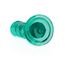 Dildo Realistic REALROCK Suction Cup 6'' Verde Transparent