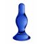 Butt Plug de sticla, Chrystalino Classy Blue, albastru