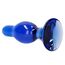 Butt Plug de sticla, Chrystalino Classy Blue, albastru