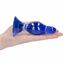 Butt Plug de sticla, Chrystalino Classy Blue, albastru