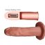 Vibrating Unisex Hollow Strap On - sectiune motor vibrant interior