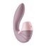 Vibrator Satisfyer Supernova in forma curbata, cu bratul flexibil pentru punctul G si capul de stimulare cu aer pentru clitoris