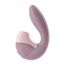 Detaliu al tastelor de control ale vibratorului Satisfyer Supernova, cu iconite pentru intensitate si programe