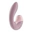 Vibrator Satisfyer Supernova, unghi lateral cu deschiderea de stimulare prin unde de presiune vizibila