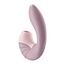 Detaliu al capului de stimulare cu unde de presiune al vibratorului Satisfyer Supernova, deschidere circulara pentru clitoris