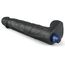 Vibrator Lovetoy Real Softee 10.5 inch negru, unghi diagonal cu baza si portul de incarcare magnetica