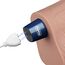 Cablul de incarcare magnetica conectat la baza vibratorului Lovetoy Real Softee, logo lovetoy vizibil