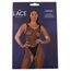 Bodystocking plasa Lace by LJ Negru, ambalaj cutie