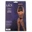 Bodystocking plasa Lace by LJ maneci lungi Negru, cutie vedere spate cu specificatii