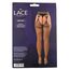Colanti plasa Lace by LJ Negru, cutie vedere spate cu specificatii