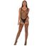 Bodystocking crosetat Lace by LJ Negru, detaliu model crosetat