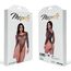 Bodysuit Fishnet Strasuri detaliu decupaj picior