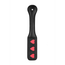 Paddle Hearts Ouch by Shots Piele PU Negru