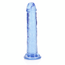 Dildo Straight Realistic REALROCK Albastru ventuza