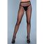Ciorapi plasa Be Wicked 1920-BLACK-OS Go Fish Crotchless