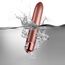 Mini Vibrator Rocks Off Touch of Velvet Rose Blush, produs pe fundal alb