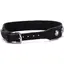 Zgarda Bondage Crystal Collar Light Blue piele naturala