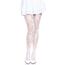 Ciorapi Dantela Florala Fara Cusaturi Albi, Leg Avenue, S-L model