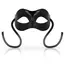 Masca Ohmama Masks Opaque Classic Neagra, vedere fata, decupaj ochi