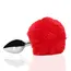 Dop Anal Coada Iepuras cu Butt Plug Metalic Rosu - Ouch! lateral