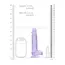 Dildo Realistic Dildo cu scrot si ventuza, Reakrock-dimensiuni