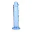 Dildo cu ventuza Straight Realistic REALROCK 6''- Bleu - vedere