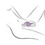 Vibrator Rabbit Rocks Off Glo-Girl, ilustratie pozitionare pentru utilizare