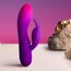 Vibrator Rabbit Rocks Off Glo-Girl, produs langa pietre decorative