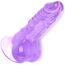 Mini dildo realistic VSCNOVELTY Crystal Jellies, violet - 13,5 cm