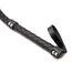 Bici Long Whip Negru LateToBed, gros plan impletitura