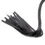 Bici Long Whip Negru LateToBed, gros plan suvite flogger