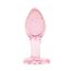 Anal Collection Easytoys - Anal Plug Glass Medium - 8,3 cm pe masa