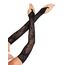 Manusi Floral Net Extra Long Gauntlet Arm Warmers, Leg Avenue - Negru