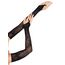 Manusi Floral Net Extra Long Gauntlet Arm Warmers, Leg Avenue - Negru